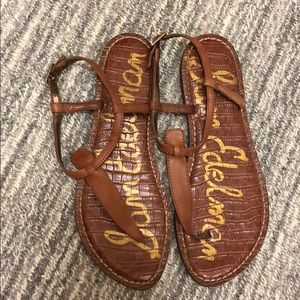Sam Edelman Brown GIGI Thong Sandals!